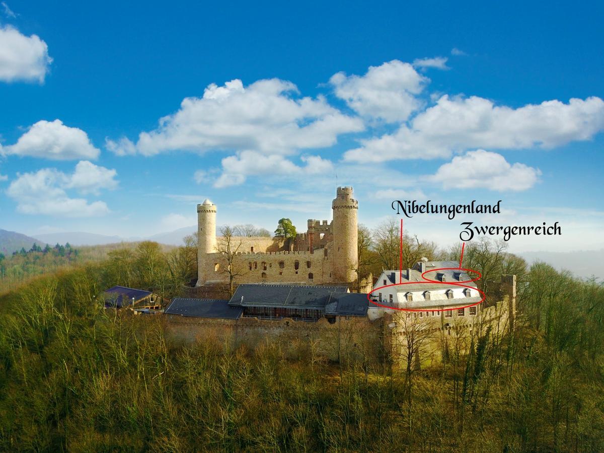 Schloss Auerbach Grosse Ferienwohnung Bensheim Buitenkant foto